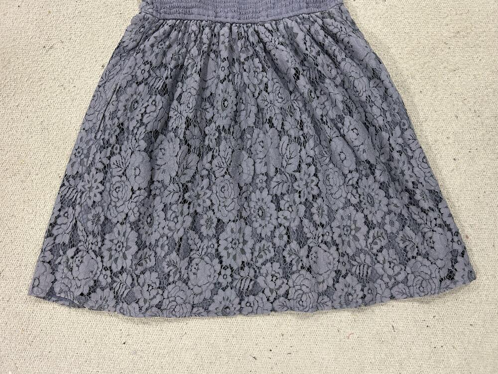 Abercrombie & Fitch Dress Womens Medium Lace Bustier Mini Spaghetti Coquette - Picture 13 of 14